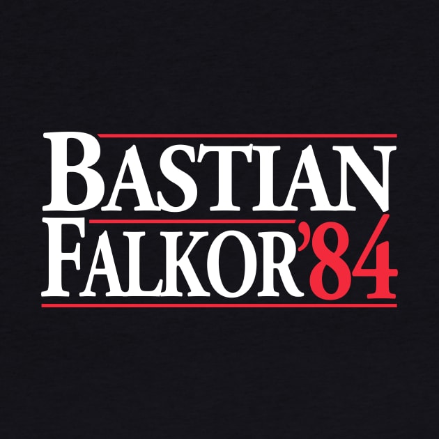 Bastian & Falcor in '84 by CYCGRAPHX